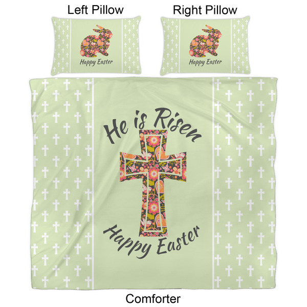 Easter Cross Comforter Set - King - Approval