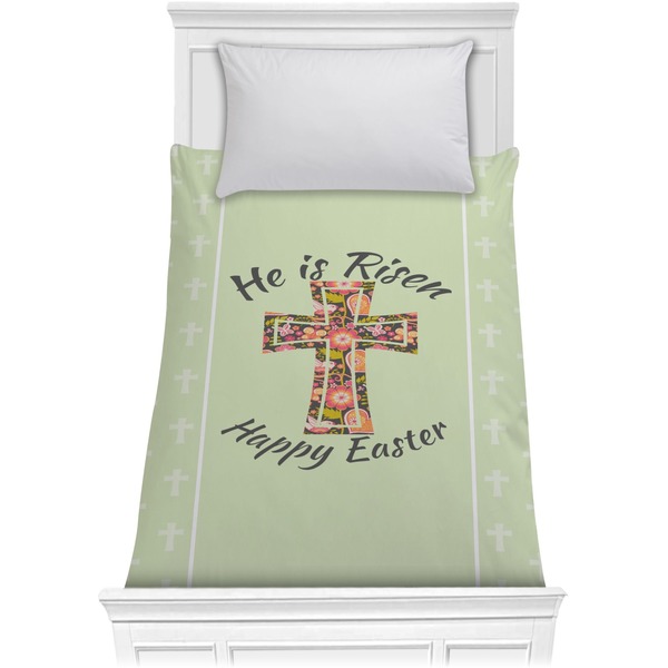 Custom Easter Cross Comforter - Twin XL