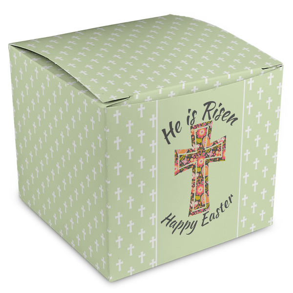 Custom Easter Cross Cube Favor Gift Boxes