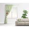 Easter Cross Curtain With Window and Rod - in Room Matching Pillow