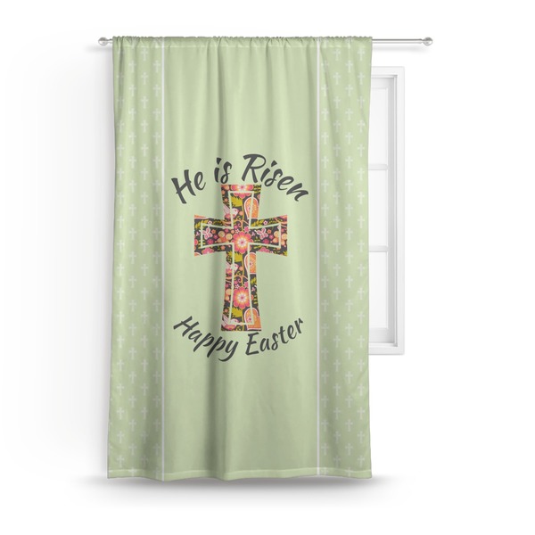 Custom Easter Cross Curtain