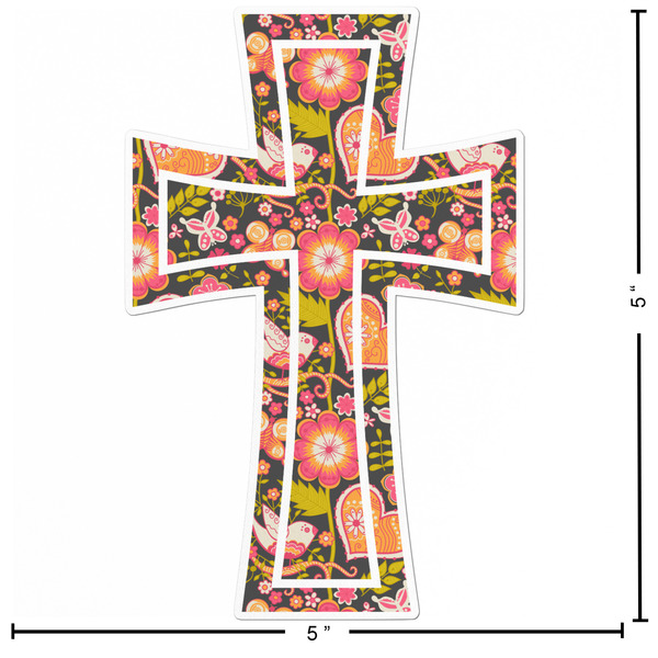 Easter Cross Custom Shape Iron On Patches - L - APPROVAL
