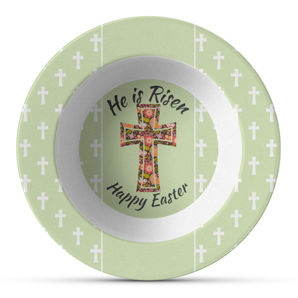 Custom Easter Cross Plastic Bowl - Microwave Safe - Composite Polymer