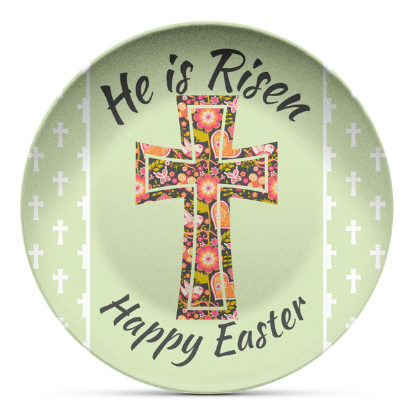 Custom Easter Cross Microwave Safe Plastic Plate - Composite Polymer