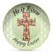 Easter Cross Microwave Safe Plastic Plate - Composite Polymer