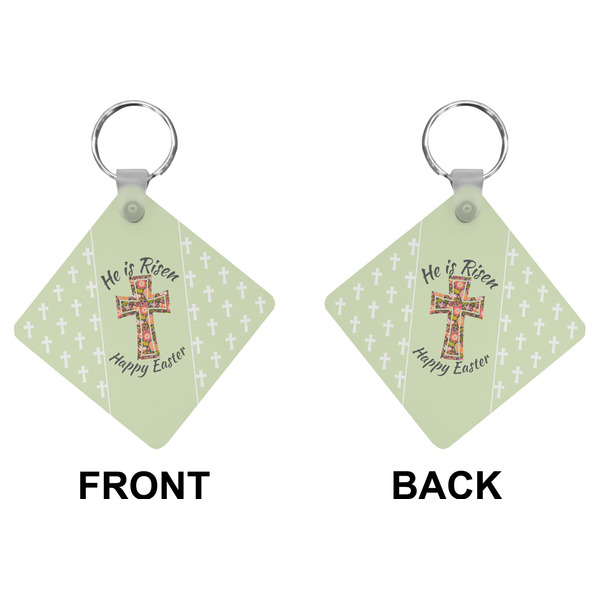Easter Cross Diamond Keychain (Front + Back)