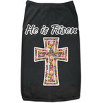 Easter Cross Black Pet Shirt - M