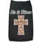 Easter Cross Dog T-Shirt - Flat