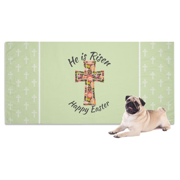 Custom Easter Cross Dog Towel