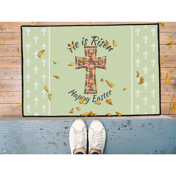 Easter Cross Door Mat - LIFESTYLE (Med)