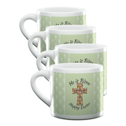 Easter Cross Double Shot Espresso Cups - Set of 4
