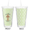 Easter Cross Double Wall Tumbler with Straw - Approval