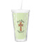 Easter Cross Double Wall Tumbler with Straw (Personalized)