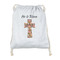 Easter Cross Drawstring Backpacks - Sweatshirt Fleece - Single Sided - FRONT