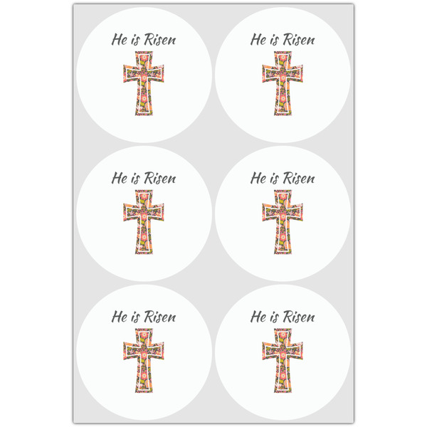 Easter Cross Drink Topper - Large - Set of 6