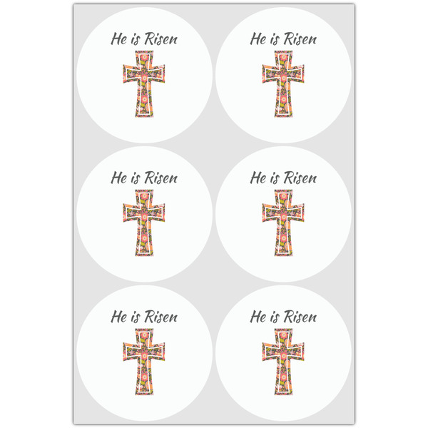 Easter Cross Drink Topper - XLarge - Set of 6