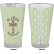 Easter Cross Pint Glass - Full Color - Front & Back Views