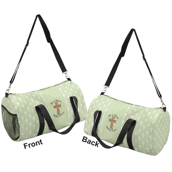Easter Cross Duffle bag large front and back sides