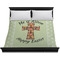 Easter Cross Duvet Cover - King - On Bed - No Prop
