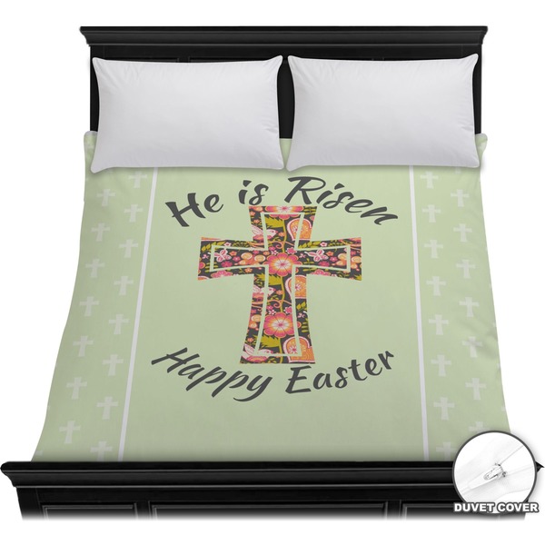 Custom Easter Cross Duvet Cover - Full / Queen