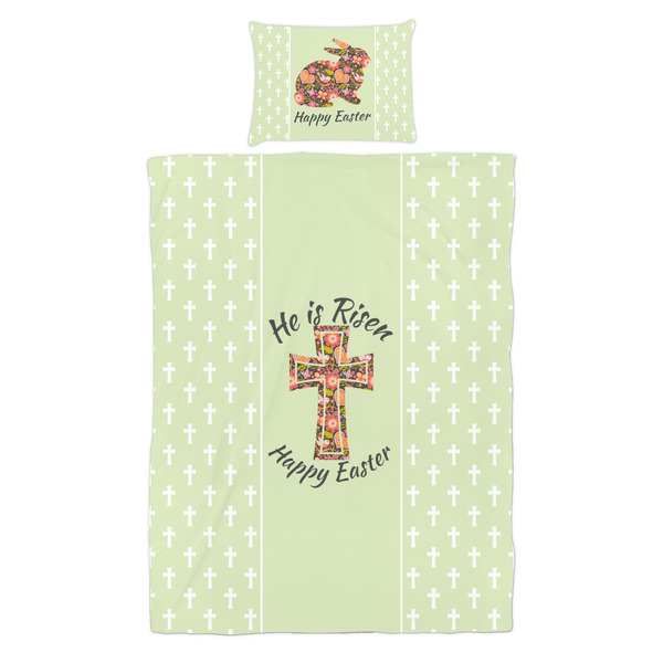 Easter Cross Duvet Cover Set - Twin - Alt Approval