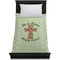 Easter Cross Duvet Cover - Twin - On Bed - No Prop