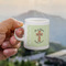 Easter Cross Espresso Cup - 3oz LIFESTYLE (new hand)