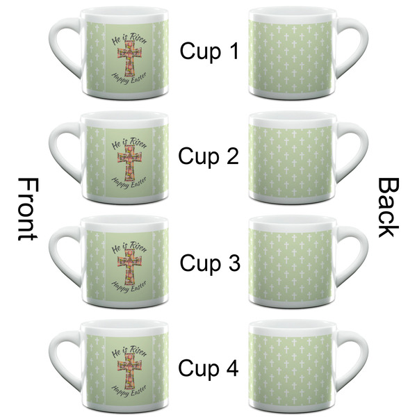 Easter Cross Espresso Cup - 6oz (Double Shot Set of 4) APPROVAL