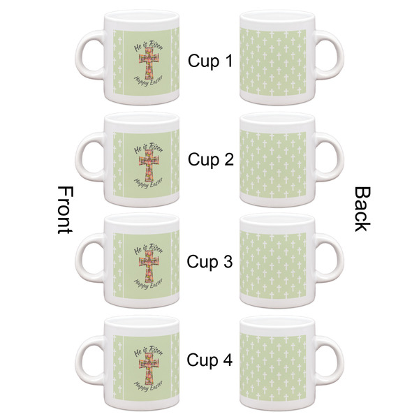 Easter Cross Espresso Cup Set of 4 - Apvl