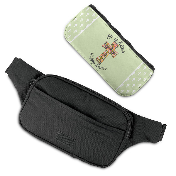 Easter Cross Fanny Packs - FLAT (flap off)