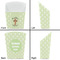 Easter Cross French Fry Favor Box - Front & Back View