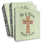 Easter Cross 3 Ring Binder - Full Wrap