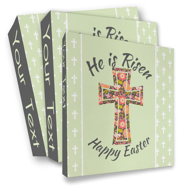 Custom Easter Cross 3 Ring Binder - Full Wrap