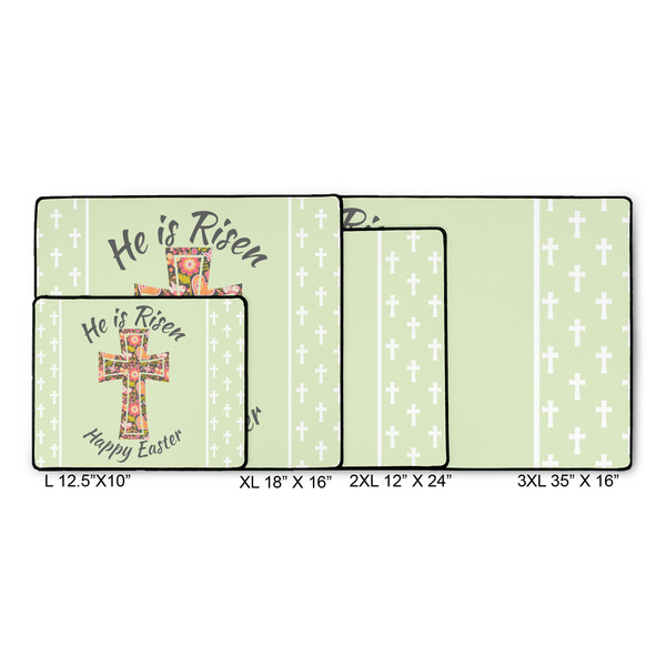 Easter Cross Gaming Mats - SIZE CHART