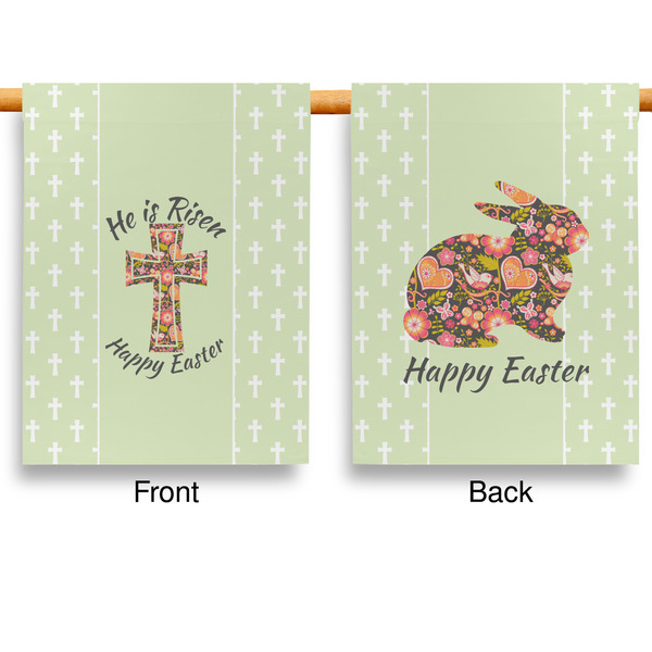 Easter Cross Garden Flags - Large - Double Sided - APPROVAL