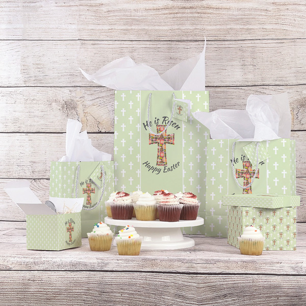 Easter Cross Gift Bags - In Context