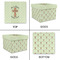 Easter Cross Gift Boxes with Lid - Canvas Wrapped - Large - Approval
