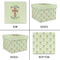 Easter Cross Gift Boxes with Lid - Canvas Wrapped - Small - Approval