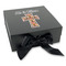 Easter Cross Gift Boxes with Magnetic Lid - Black - Front (angle)