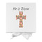 Easter Cross Gift Boxes with Magnetic Lid - White - Approval