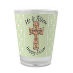 Easter Cross Glass Shot Glass - 1.5 oz - Set of 4