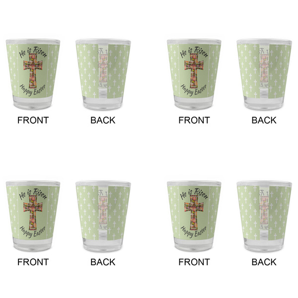 Easter Cross Glass Shot Glass - Standard - Set of 4 - APPROVAL