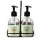 Easter Cross Glass Soap & Lotion Bottle Set