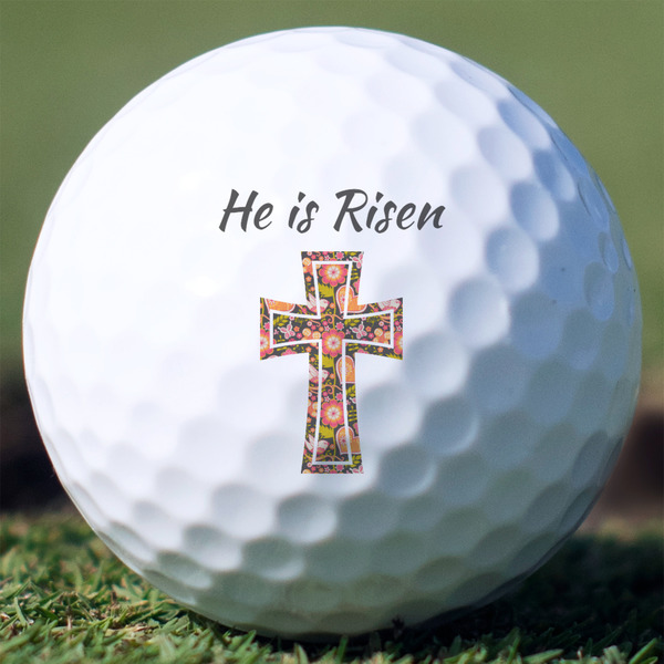 Custom Easter Cross Golf Balls