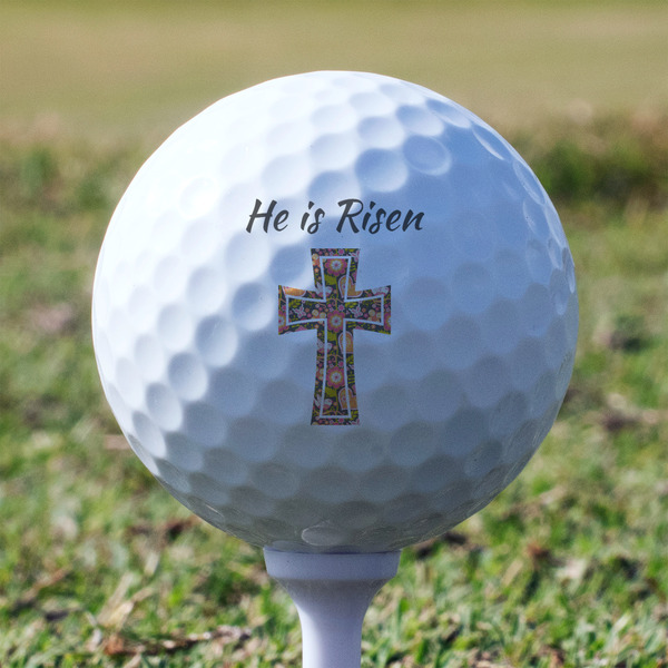 Easter Cross Golf Ball - Branded - Tee