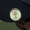 Easter Cross Golf Ball Marker Hat Clip - Gold - On Hat