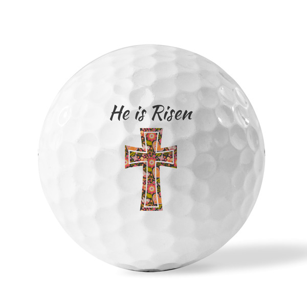 Easter Cross Golf Balls - Generic - Set of 12 - FRONT