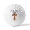 Easter Cross Golf Balls - Generic - Set of 12 - FRONT