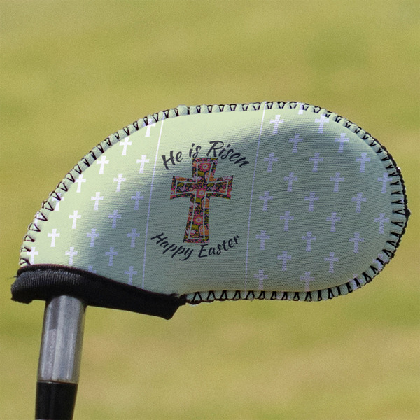 Custom Easter Cross Golf Club Iron Cover - Single