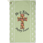 Easter Cross Golf Towel - Poly-Cotton Blend - Small